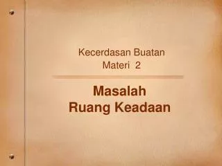 masalah ruang keadaan