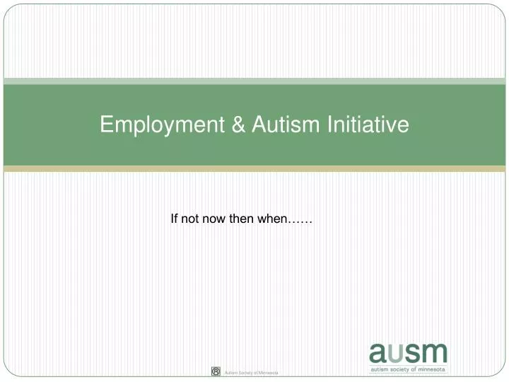 employment autism initiative