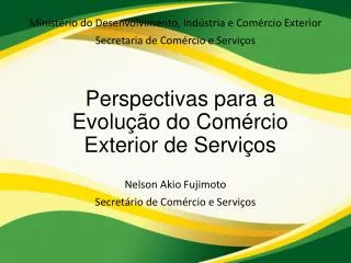 perspectivas para a evolu o do com rcio exterior de servi os