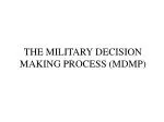 PPT - MILITARY DECISION MAKING PROCESS PowerPoint Presentation, free ...