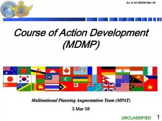 Course of Action Development (MDMP)