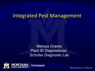 Integrated Pest Management
