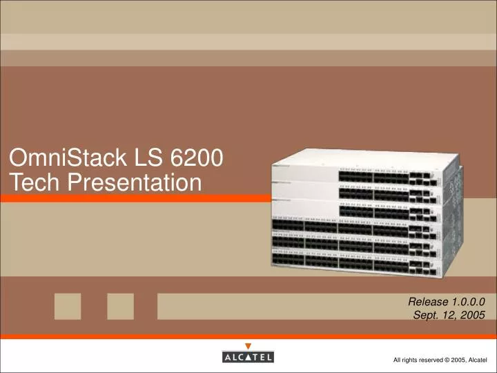 omnistack ls 6200 tech presentation
