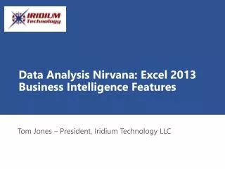 data analysis nirvana excel 2013 business intelligence features