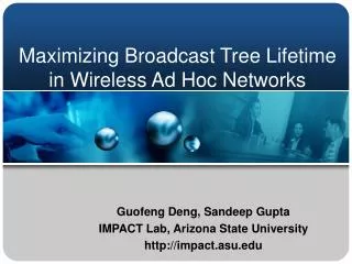 Maximizing Broadcast Tree Lifetime in Wireless Ad Hoc Networks