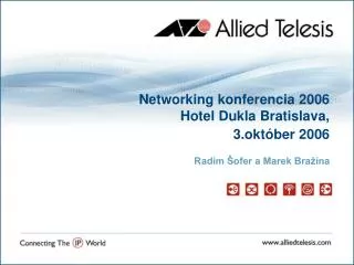 Networking konferencia 2006 Hotel Dukla Bratislava, 3.október 2006