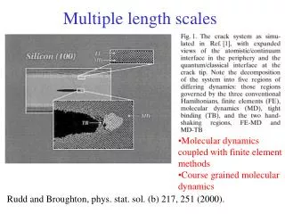 Multiple length scales