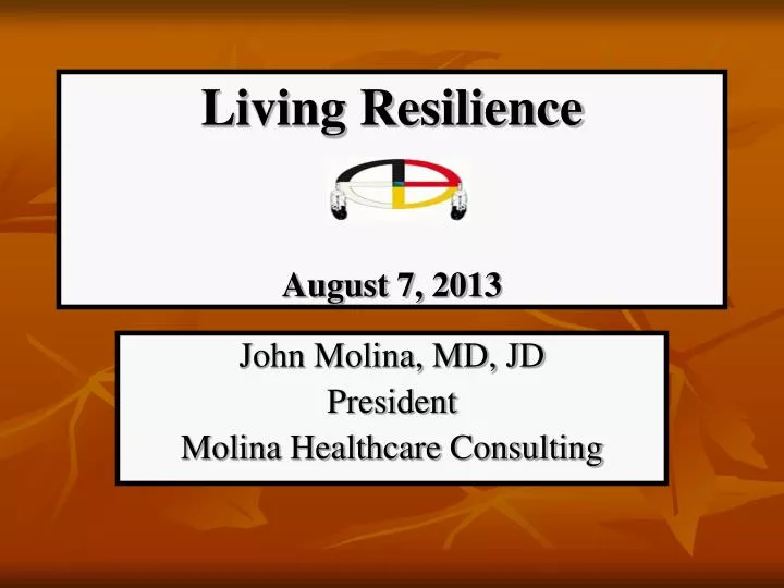 living resilience august 7 2013