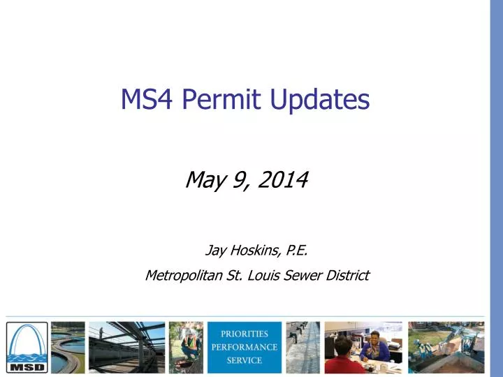 ms4 permit updates