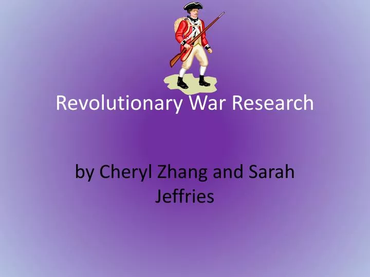 revolutionary war research