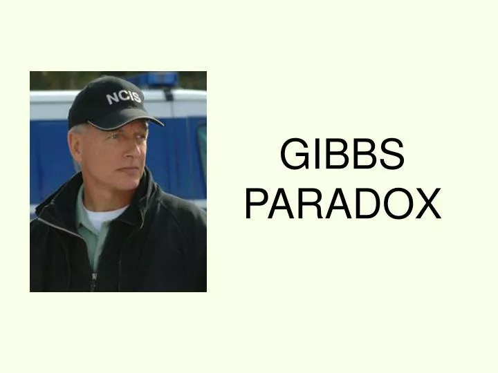 gibbs paradox