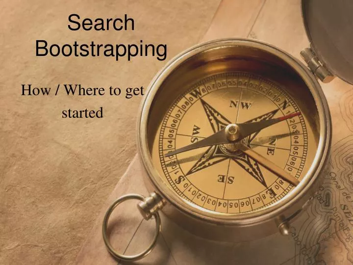 search bootstrapping
