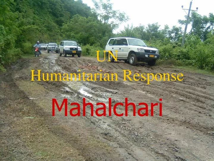 un humanitarian response