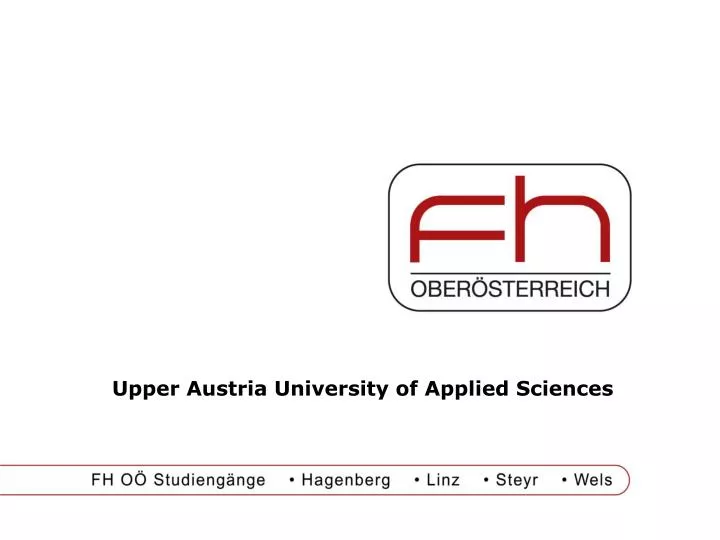 upper austria university of applied sciences