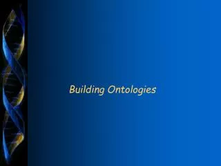 Building Ontologies
