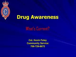 Drug Awareness