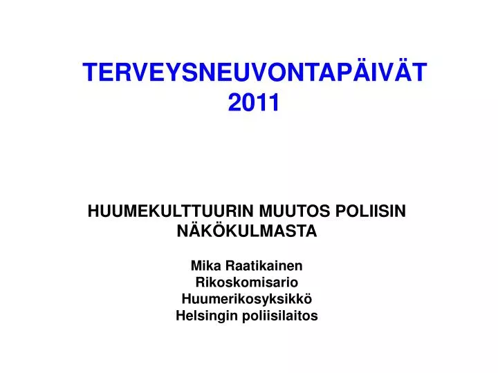 terveysneuvontap iv t 2011