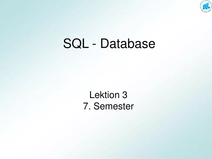 sql database
