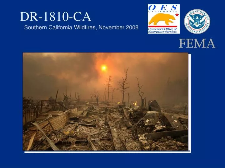 dr 1810 ca southern california wildfires november 2008