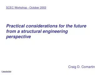 SCEC Workshop - October 2003