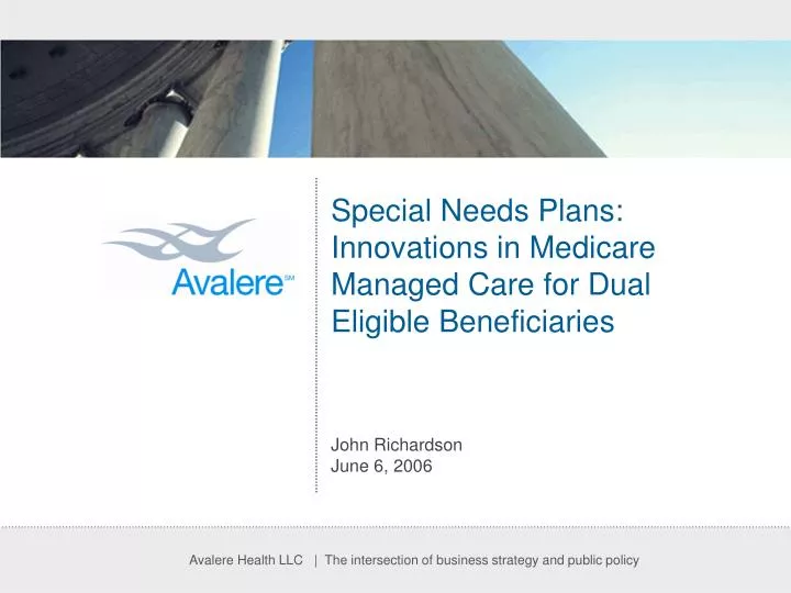 special needs plans innovations in medicare managed care for dual eligible beneficiaries