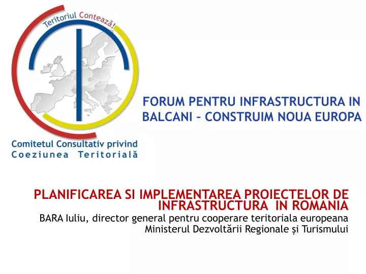 forum pentru infrastructura in balcani construim noua europa