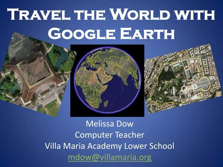 travel the world with google earth