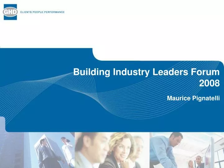 building industry leaders forum 2008