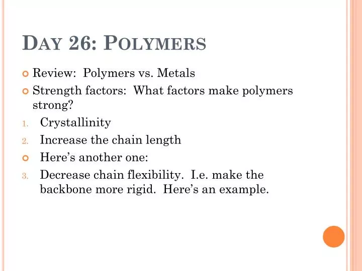 day 26 polymers