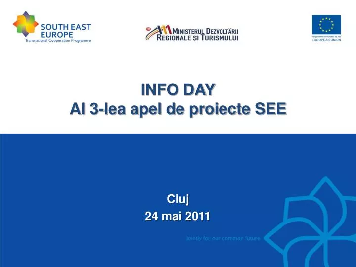 info day al 3 lea apel de proiecte see