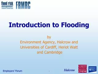 Introduction to Flooding