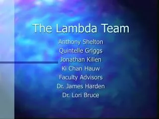 The Lambda Team