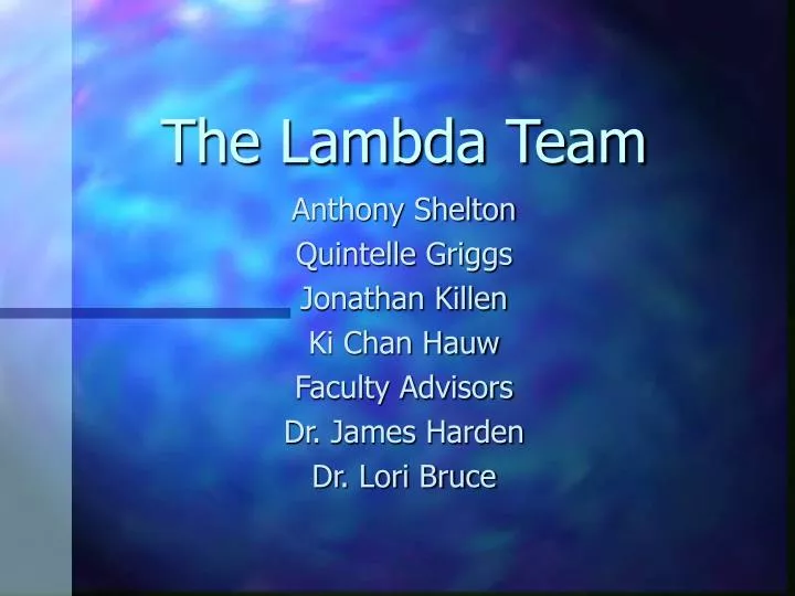 the lambda team