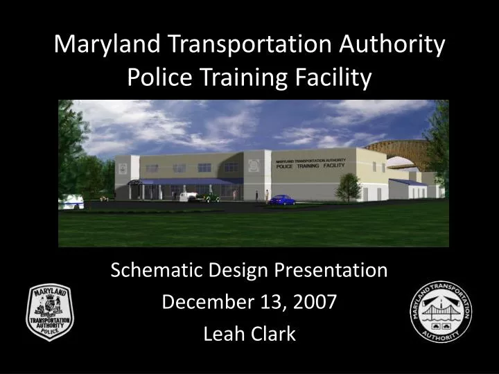 maryland transportation authority police training facility