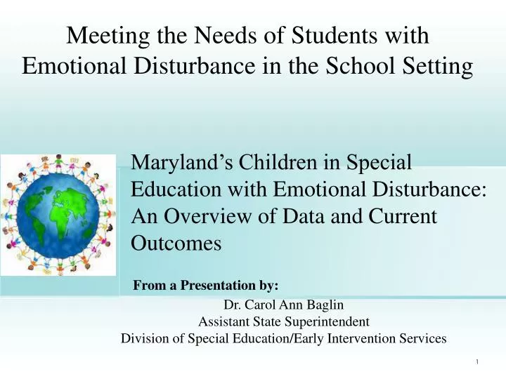 meeting the needs of students with emotional disturbance in the school setting