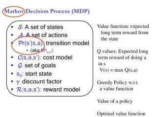 Markov Decision Process (MDP)