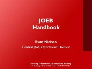 JOEB Handbook