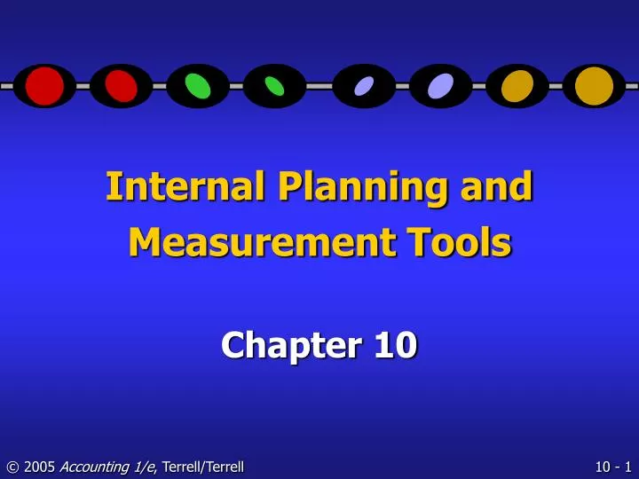 internal planning and measurement tools