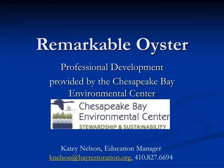 remarkable oyster