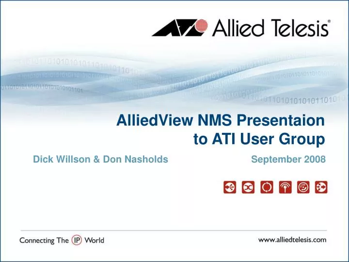 alliedview nms presentaion to ati user group