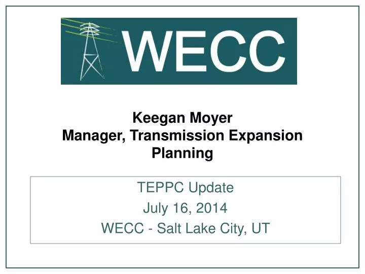 keegan moyer manager transmission expansion planning