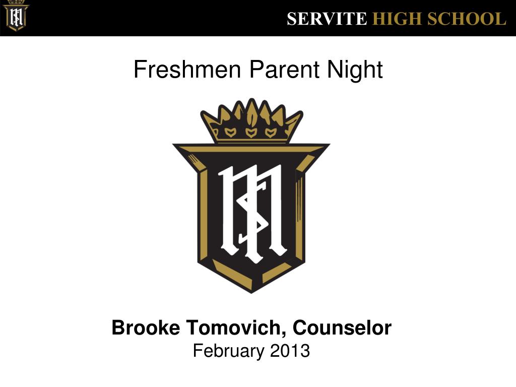 PPT - Freshmen Parent Night PowerPoint Presentation, free download - ID ...