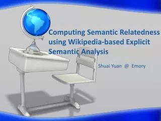 Computing Semantic Relatedness using Wikipedia-based Explicit Semantic Analysis