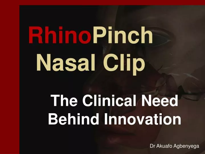 rhino pinch nasal clip