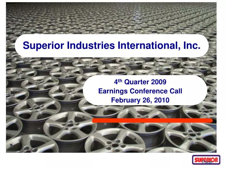 superior industries international inc