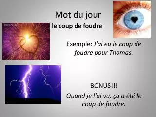 mot du jour