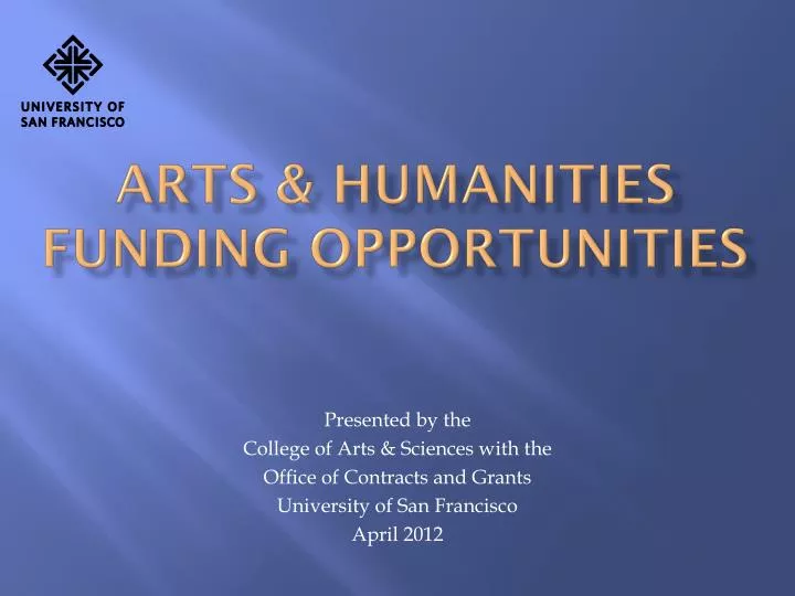 arts humanities funding opportunities