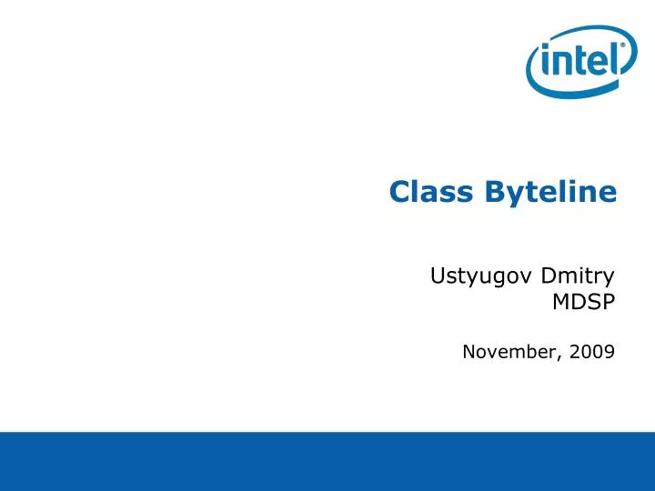 class byteline