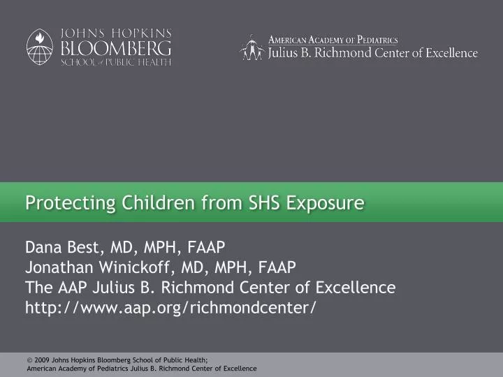protecting children from shs exposure