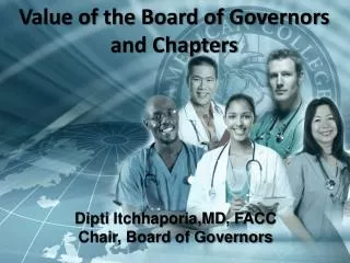 Dipti Itchhaporia,MD , FACC Chair, Board of Governors